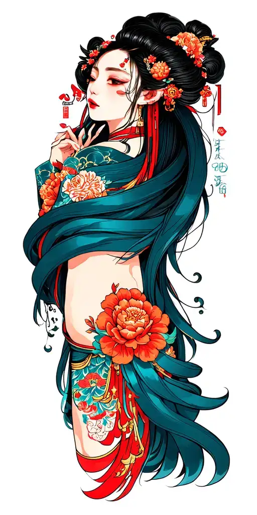 Rubber Hose tattoo design idea