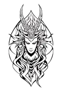 vajra tattoo design idea