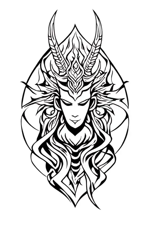 vajra tattoo design idea