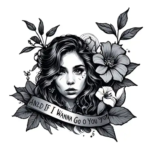 And If You Go I Wanna Go You tattoo design idea
