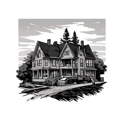 Hometown tattoo design idea