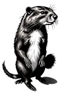 beaver tattoo design idea