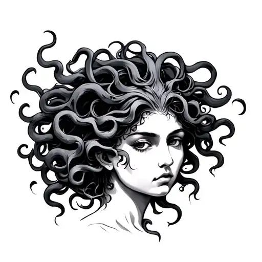 medusa tattoo design idea