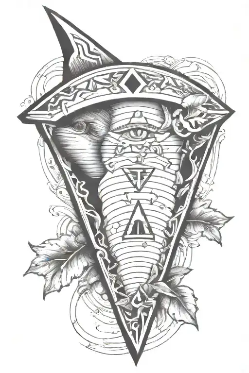 Florida arrowhead tattoo design idea