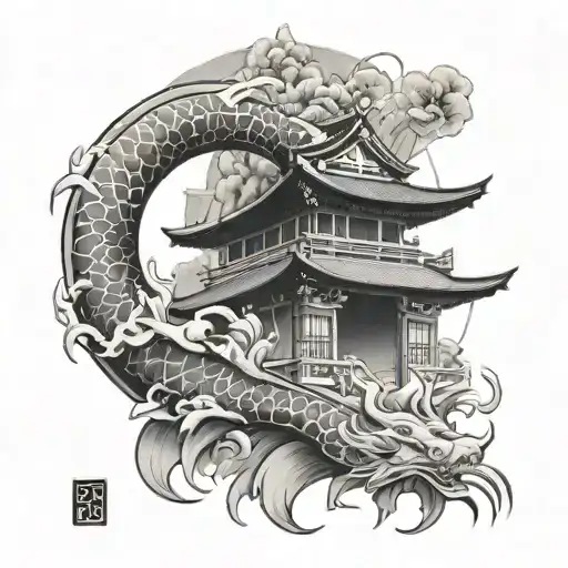 japanese culture tattoo design idea