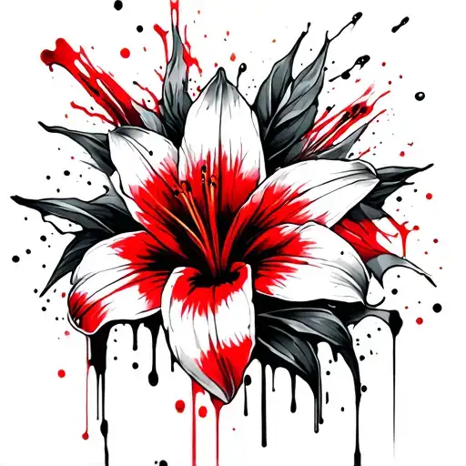 sketch sketch of tattoos with a salt lilies tattoo design idea