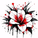 sketch sketch of tattoos with a salt lilies tattoo design idea