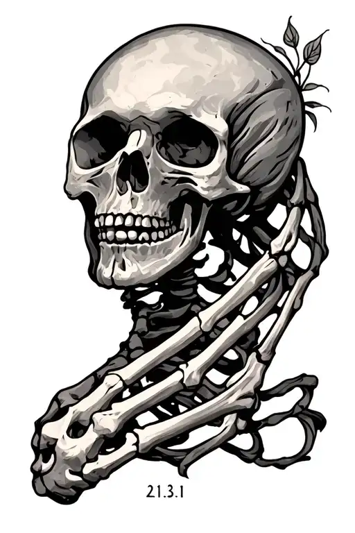 proverbs 21:31 dry bones come to life tattoo design idea