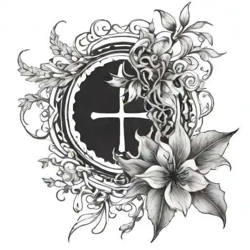 create a tattoo that incorporates the band sleep token and wabi sabi tattoo design idea