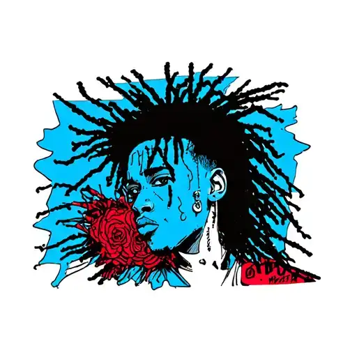 basquiat most young tattoo design idea