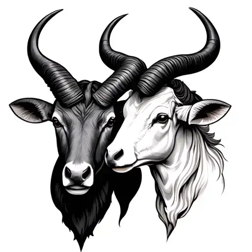 Aries and Taurus tattoo tattoo design idea