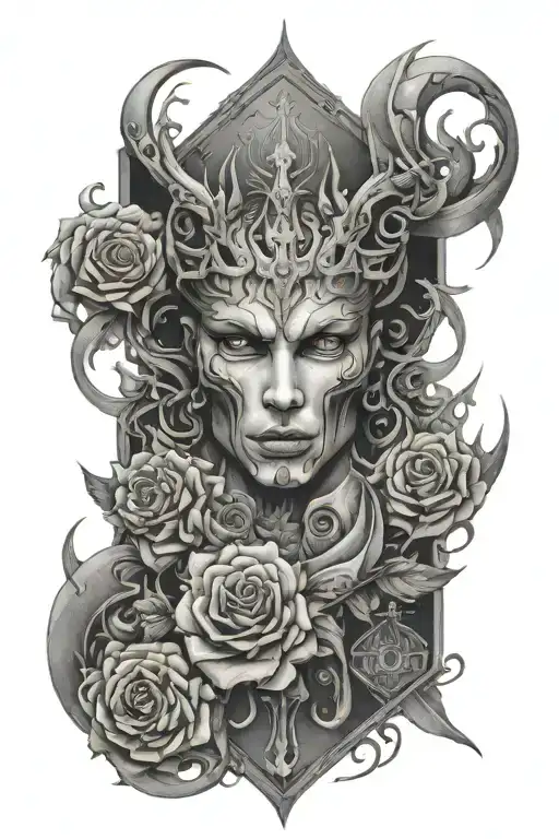 V・XVII・MMVI tattoo design idea