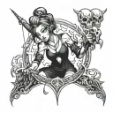 arcane jinx tattoo design idea