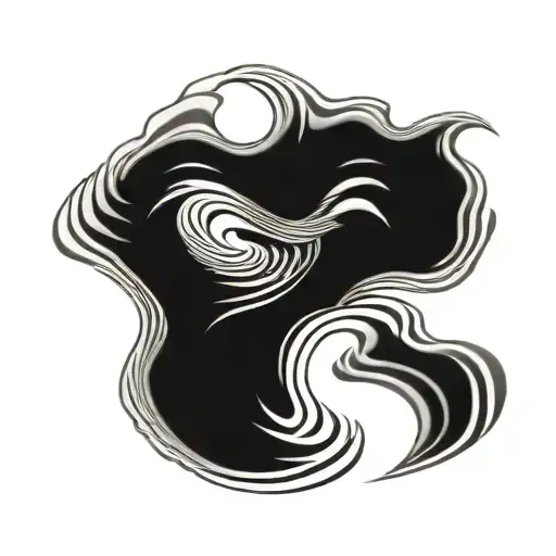ripples in water tattoo design idea