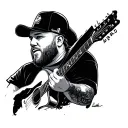 Luke Combs tattoo design idea