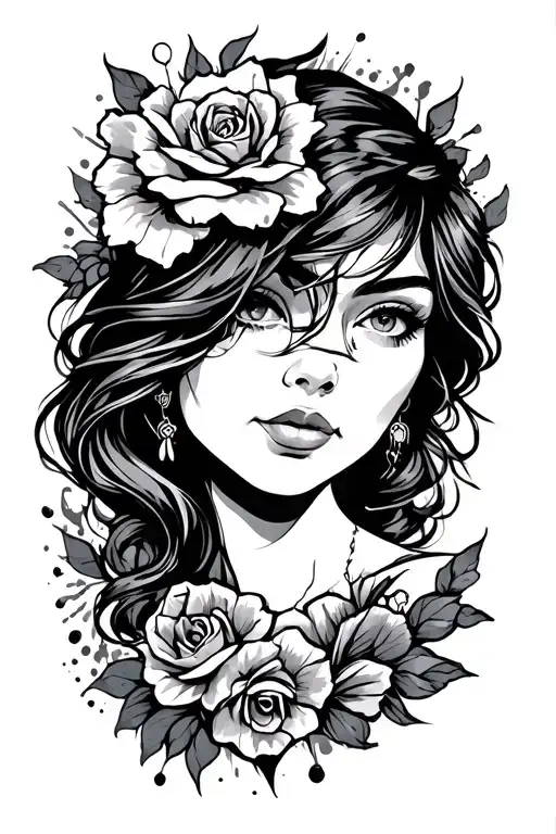 graffiti tattoo: Aurelia tattoo design idea