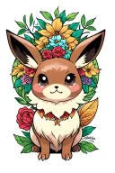 Eevee Evolutions tattoo design idea