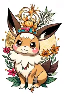 Eevee Evolutions tattoo design idea