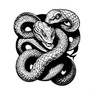 Snake tattoo tattoo design idea