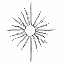 Sun surya tattoo design idea
