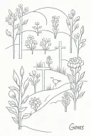 Graves into Gardens tattoo design idea