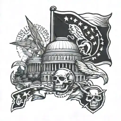 Washington DC sports teams tattoo design idea