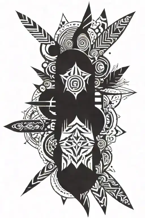 free spirit tattoo design idea