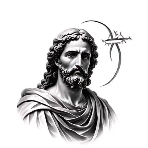 Saint Jude Thaddeus tattoo design idea