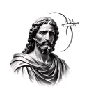 Saint Jude Thaddeus tattoo design idea