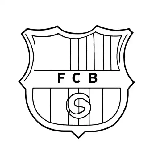 FC Barcelona Team Logo tattoo design idea