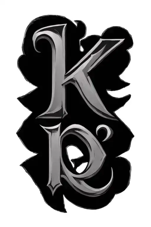 "Kairos" greek letters tattoo design idea