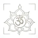 om mani padme hum tattoo design idea