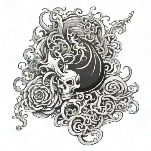 Chaos And Order tattoo design idea