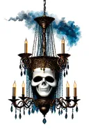 Andrew Lloyd Weber's The Phantom of the Opera chandelier tattoo design idea