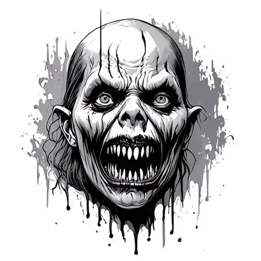 scary movie 3 tattoo design idea