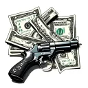 guns money drugs tattoo design idea