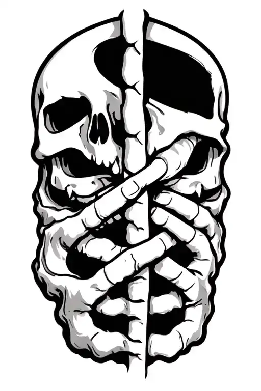 overcoming cancer tattoo design idea