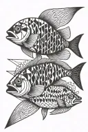 snayk ,fish,taim,berth 2003 tattoo design idea