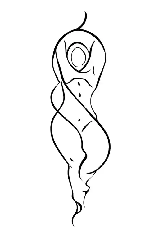 weight loss tattoo design idea