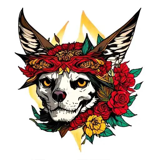 "TR" 4 -sheet trebol tattoo design idea
