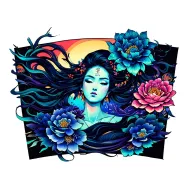 psychedelic tattoo design idea