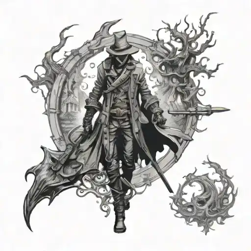 Bloodborne tattoo design idea