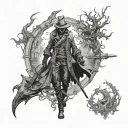 Bloodborne tattoo design idea