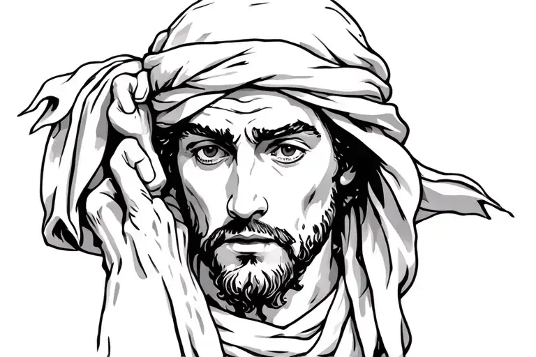 Peter from the Bible when he chopped the ear off someone  tattoo design idea