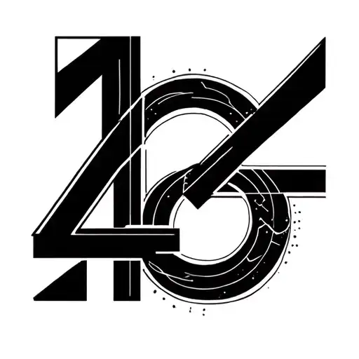 444 numbers tattoo design idea