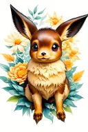 eevee evolutions sleeve tattoo tattoo design idea