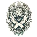 mma tattoo design idea