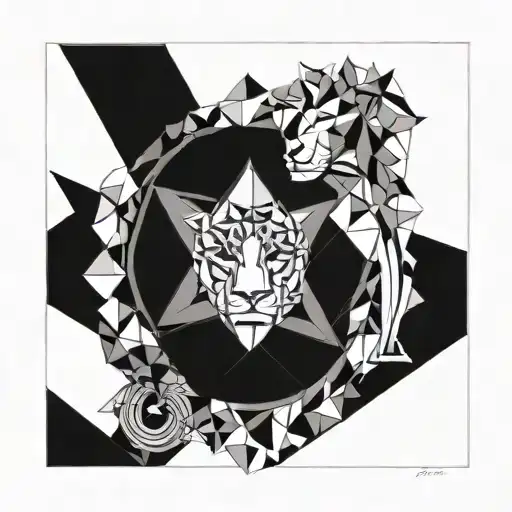 Leo and Chloe tattoo design idea