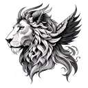 Leo Capricorn and virgo tattoo design idea