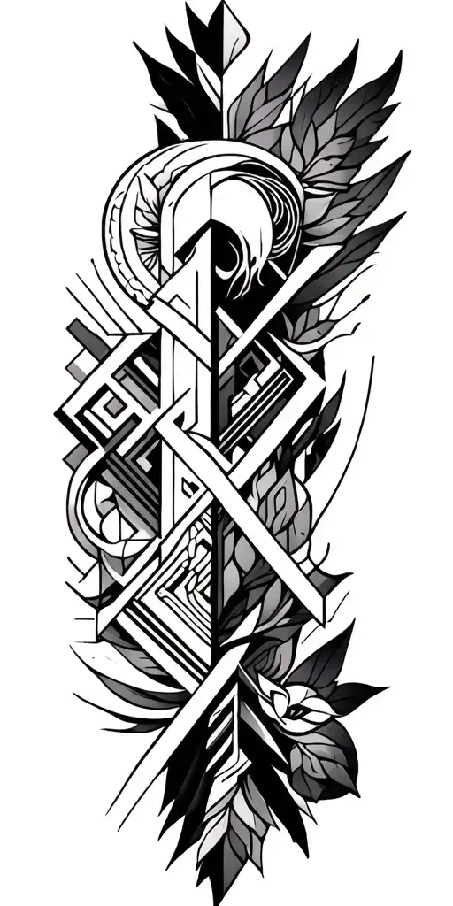 kairos greek mythology tattoo design idea